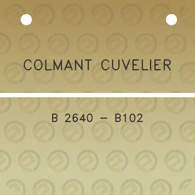 colmant-cuvelier-b-2640-b102