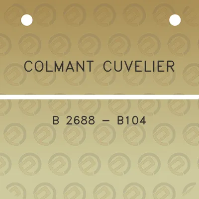 colmant-cuvelier-b-2688-b104