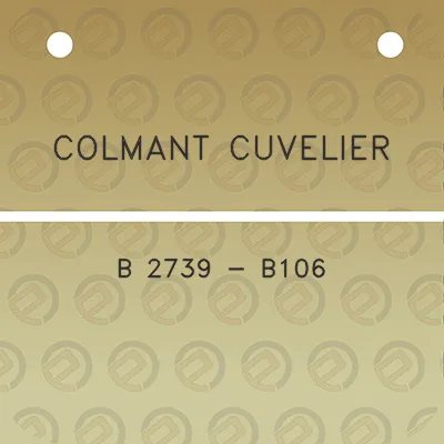 colmant-cuvelier-b-2739-b106