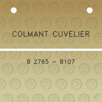 colmant-cuvelier-b-2765-b107