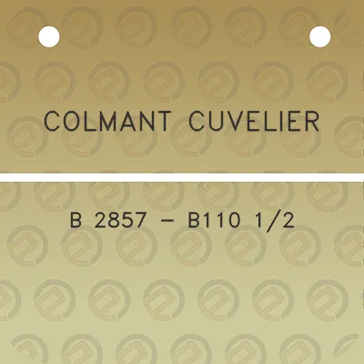 colmant-cuvelier-b-2857-b110-12