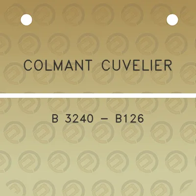 colmant-cuvelier-b-3240-b126