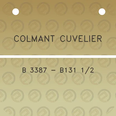 colmant-cuvelier-b-3387-b131-12