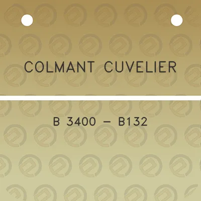 colmant-cuvelier-b-3400-b132