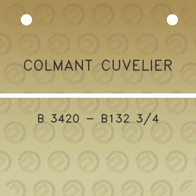 colmant-cuvelier-b-3420-b132-34