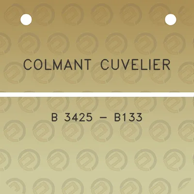 colmant-cuvelier-b-3425-b133