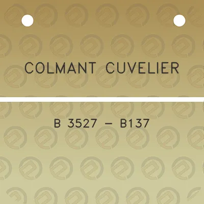 colmant-cuvelier-b-3527-b137