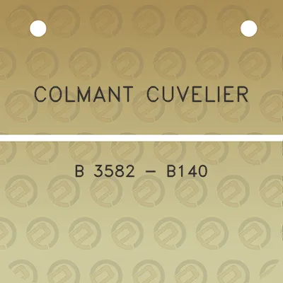 colmant-cuvelier-b-3582-b140