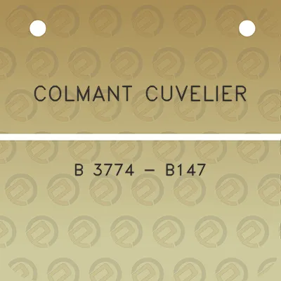 colmant-cuvelier-b-3774-b147