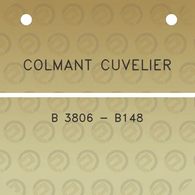 colmant-cuvelier-b-3806-b148