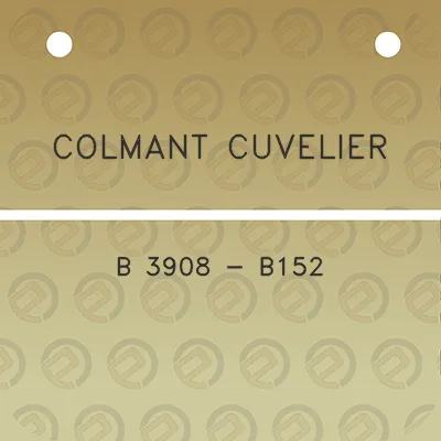 colmant-cuvelier-b-3908-b152