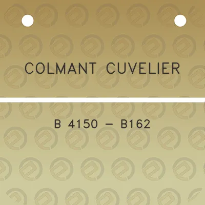 colmant-cuvelier-b-4150-b162