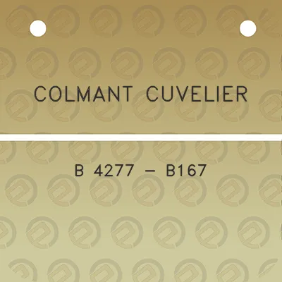 colmant-cuvelier-b-4277-b167