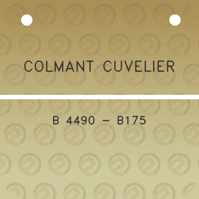 colmant-cuvelier-b-4490-b175