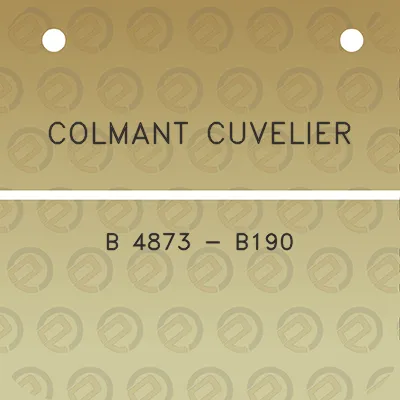 colmant-cuvelier-b-4873-b190