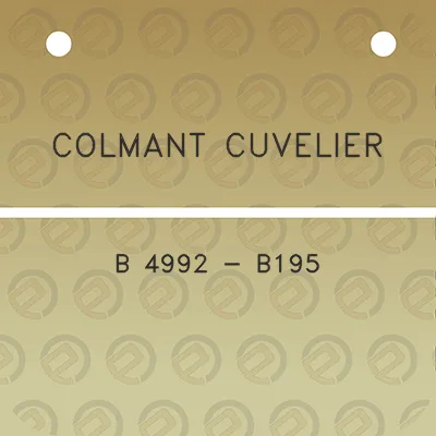 colmant-cuvelier-b-4992-b195