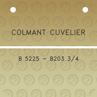 colmant-cuvelier-b-5225-b203-34