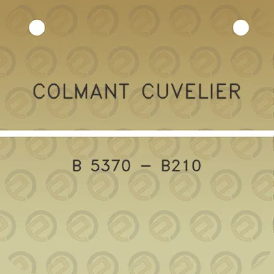 colmant-cuvelier-b-5370-b210