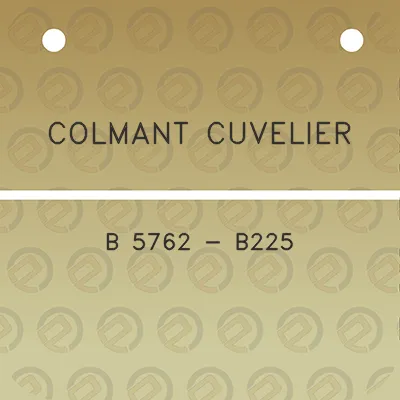 colmant-cuvelier-b-5762-b225