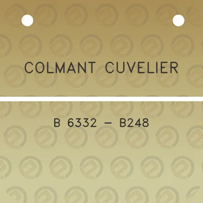 colmant-cuvelier-b-6332-b248