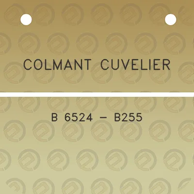 colmant-cuvelier-b-6524-b255