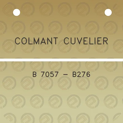 colmant-cuvelier-b-7057-b276