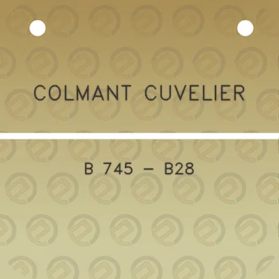 colmant-cuvelier-b-745-b28