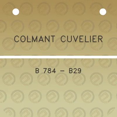 colmant-cuvelier-b-784-b29