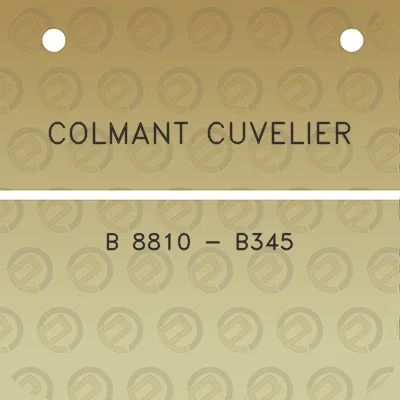 colmant-cuvelier-b-8810-b345