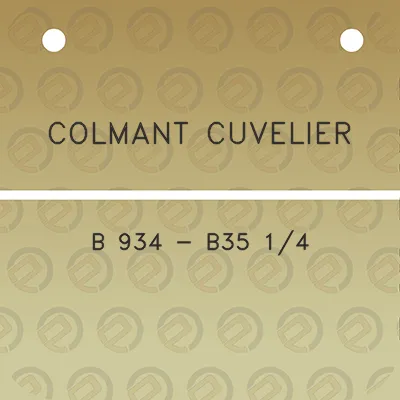 colmant-cuvelier-b-934-b35-14