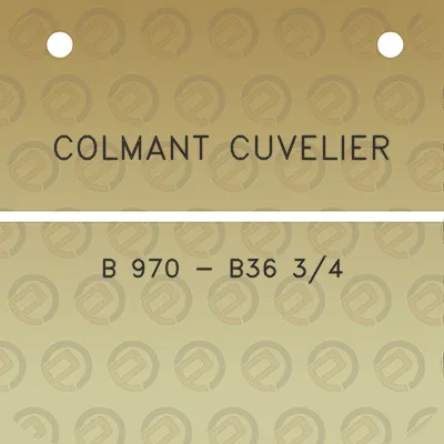 colmant-cuvelier-b-970-b36-34