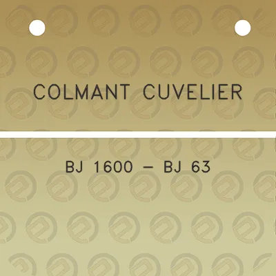 colmant-cuvelier-bj-1600-bj-63