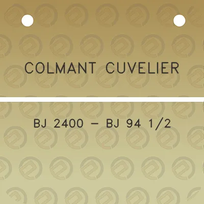 colmant-cuvelier-bj-2400-bj-94-12