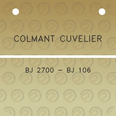 colmant-cuvelier-bj-2700-bj-106