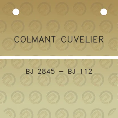 colmant-cuvelier-bj-2845-bj-112