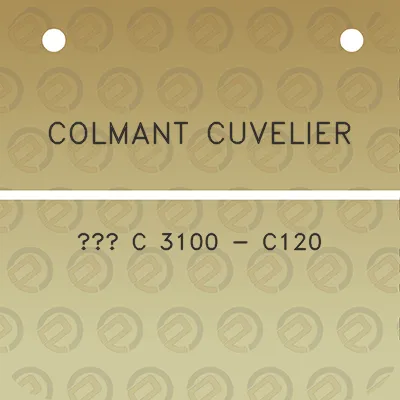 colmant-cuvelier-c-3100-c120