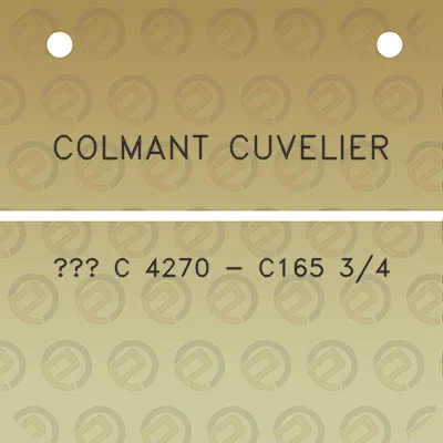 colmant-cuvelier-c-4270-c165-34