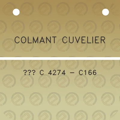 colmant-cuvelier-c-4274-c166