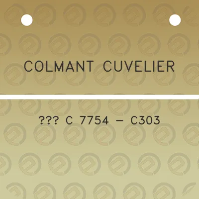 colmant-cuvelier-c-7754-c303