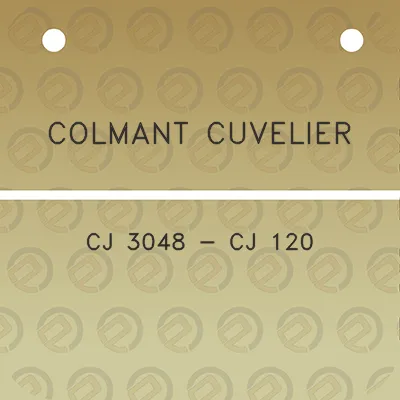 colmant-cuvelier-cj-3048-cj-120