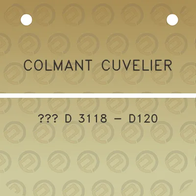 colmant-cuvelier-d-3118-d120