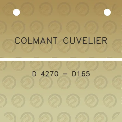 colmant-cuvelier-d-4270-d165