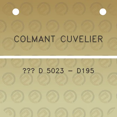 colmant-cuvelier-d-5023-d195