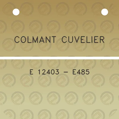 colmant-cuvelier-e-12403-e485