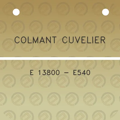 colmant-cuvelier-e-13800-e540