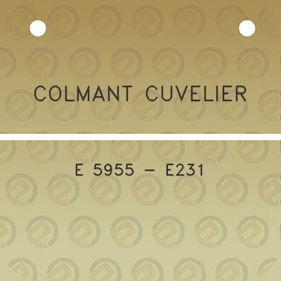 colmant-cuvelier-e-5955-e231