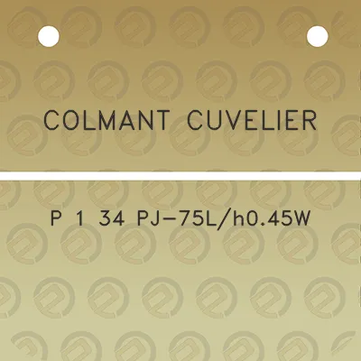 colmant-cuvelier-p-1-34-pj-75lh045w