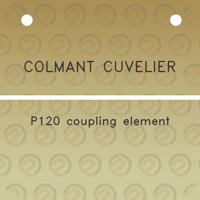 colmant-cuvelier-p120-coupling-element