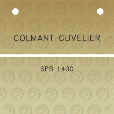 colmant-cuvelier-spb-1400