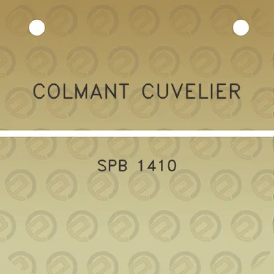 colmant-cuvelier-spb-1410